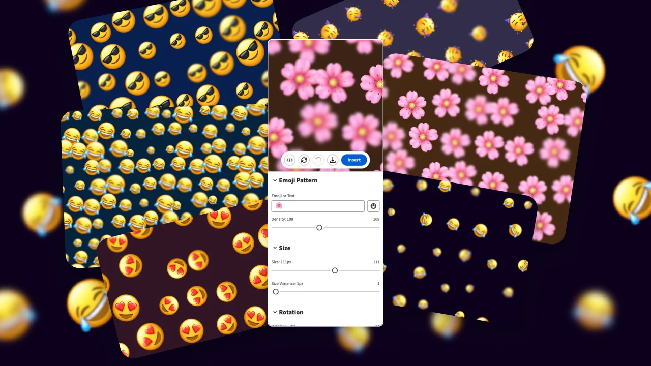 Emoji Background Generator