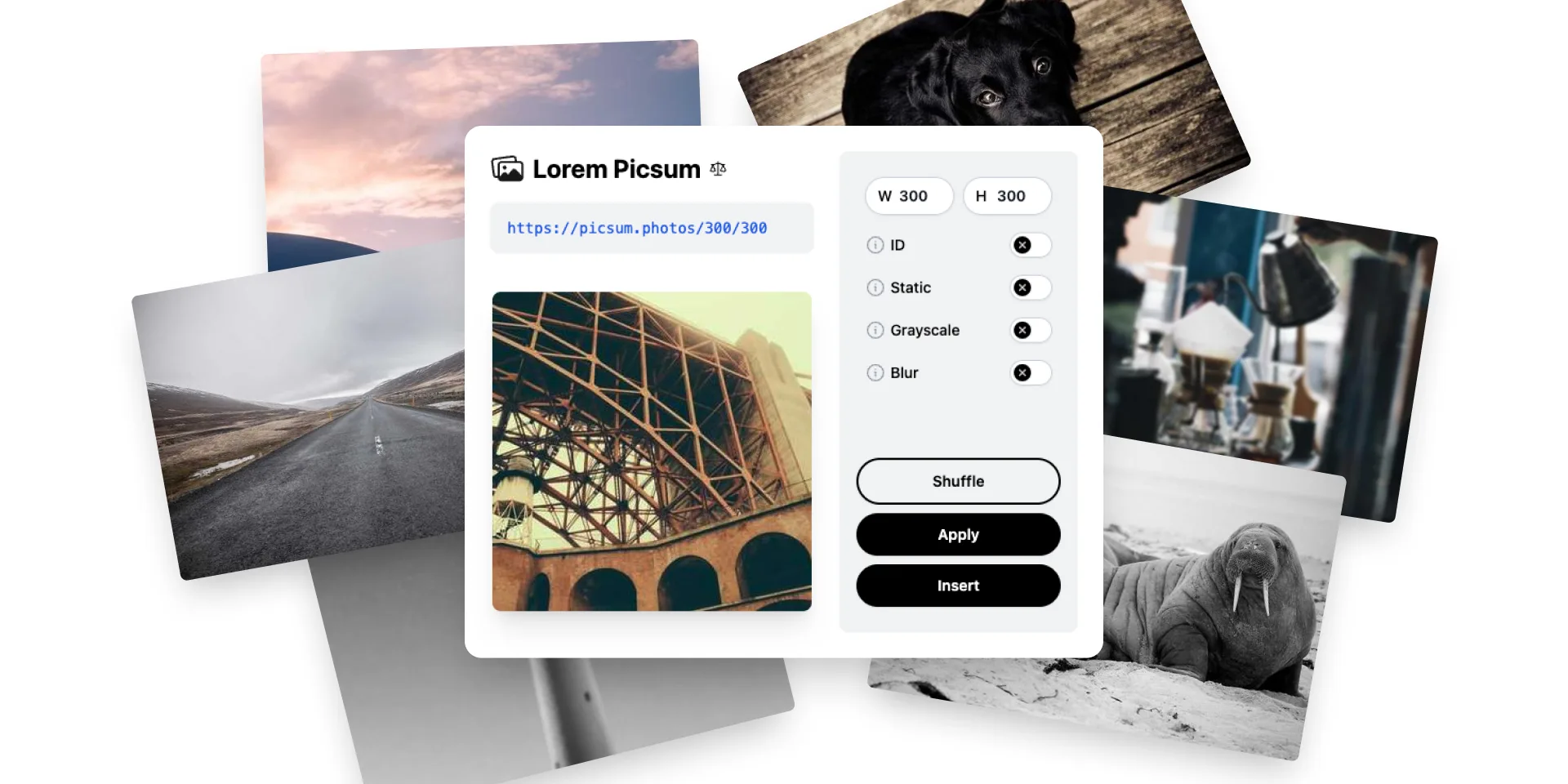 Lorem Picsum to Figma