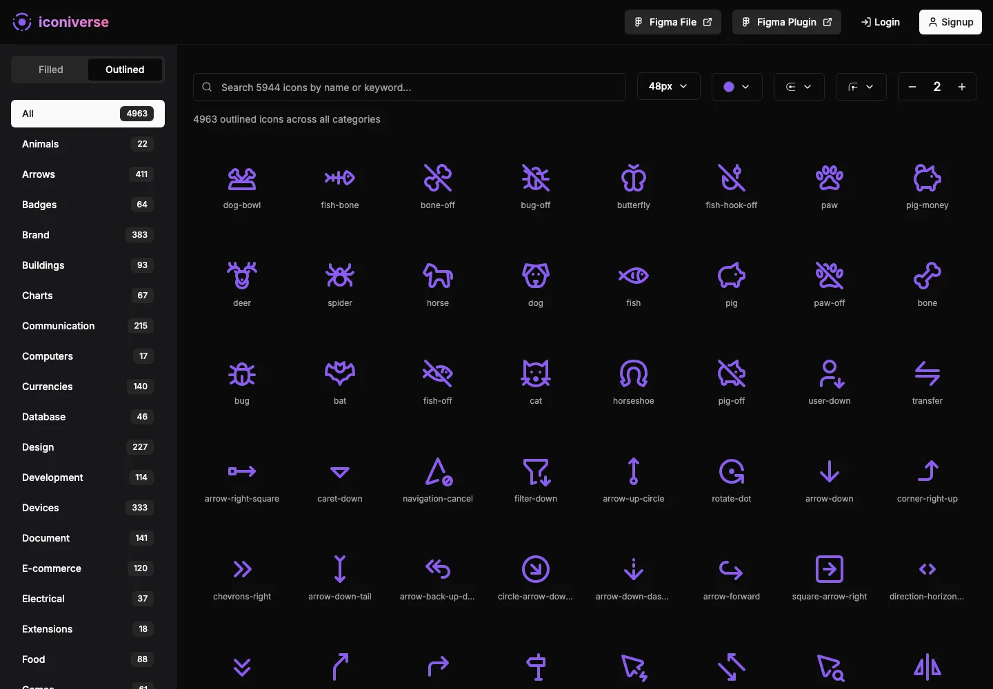 Iconiverse website homepage screenshot