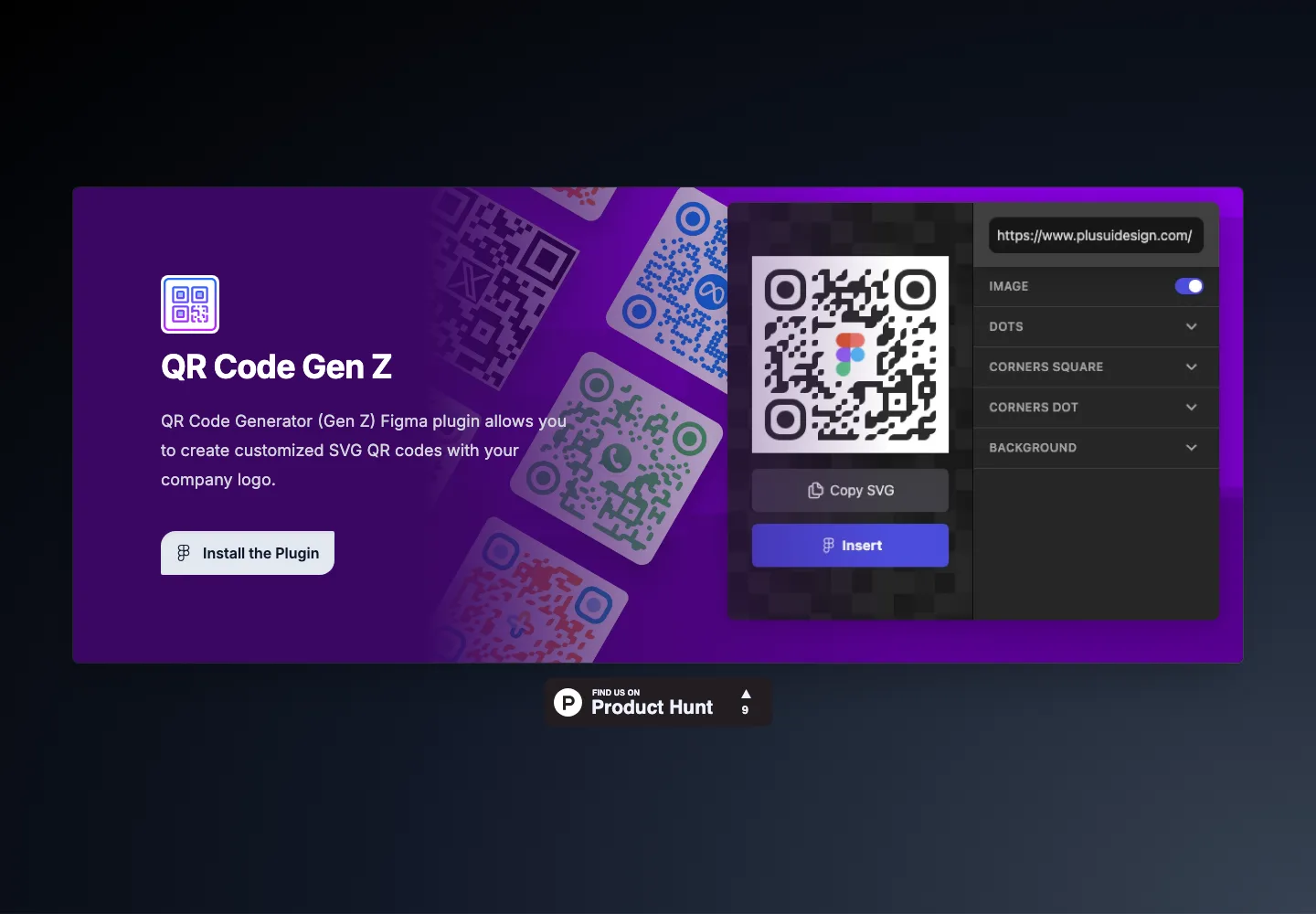 QR Code Gen Z website homepage screenshot